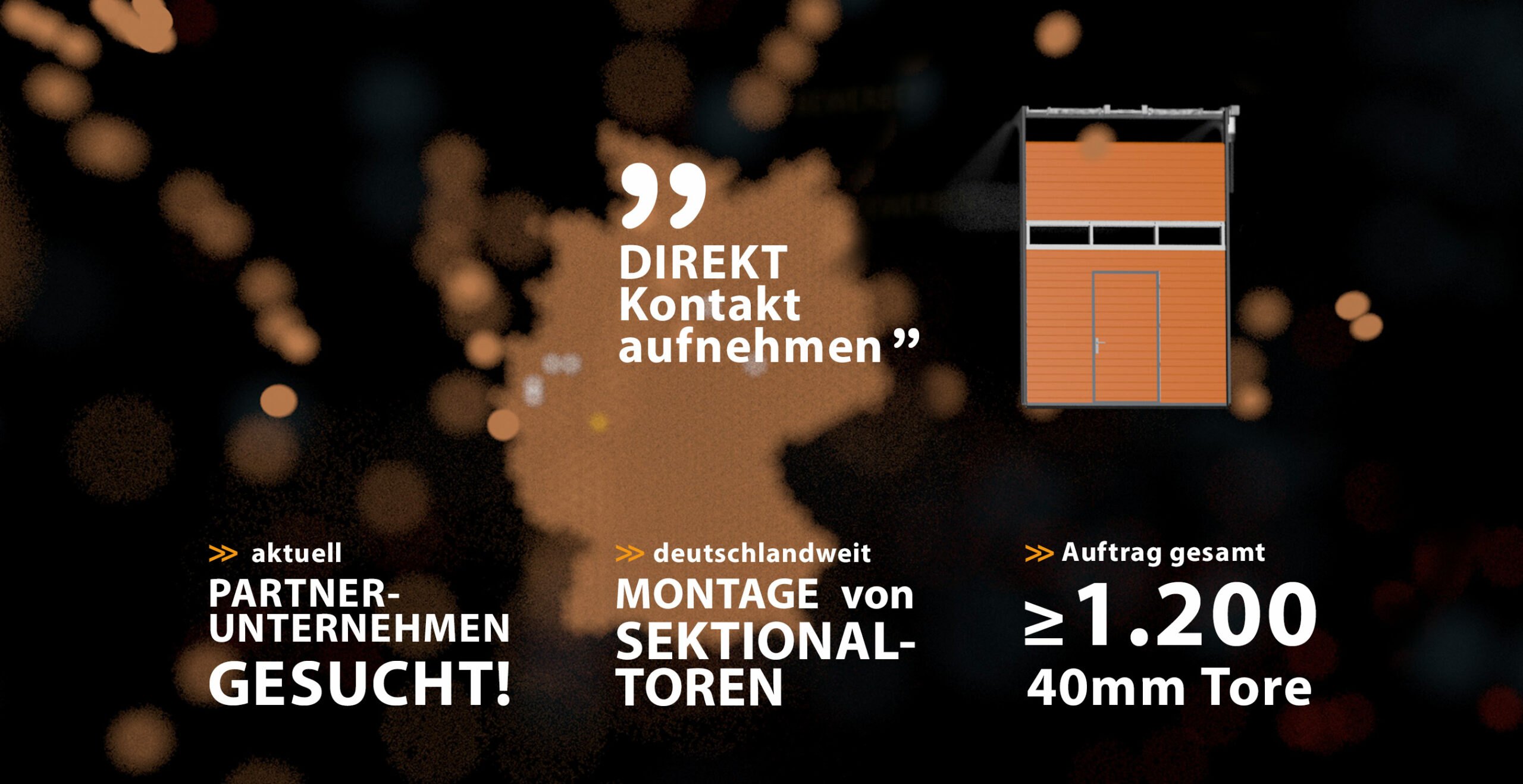 Partner für Sektionaltor Montage gesucht